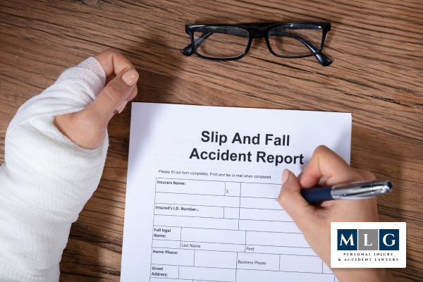 What should you do after a slip and fall accident