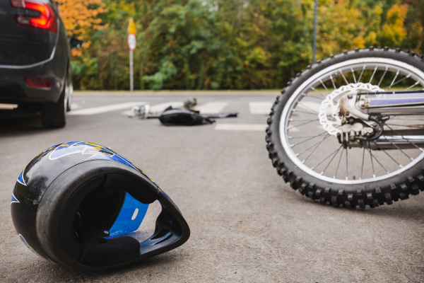 What is the most common motorcycle accident